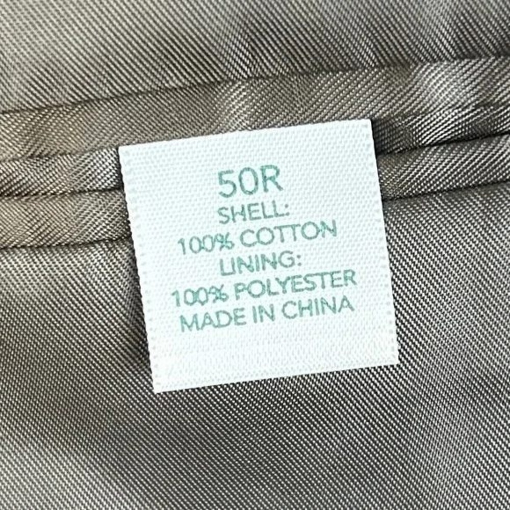 Saddlebred Blazer Mens 50R Sport Coat Brown Corduroy Cotton Lined EUC - Picture 10 of 12